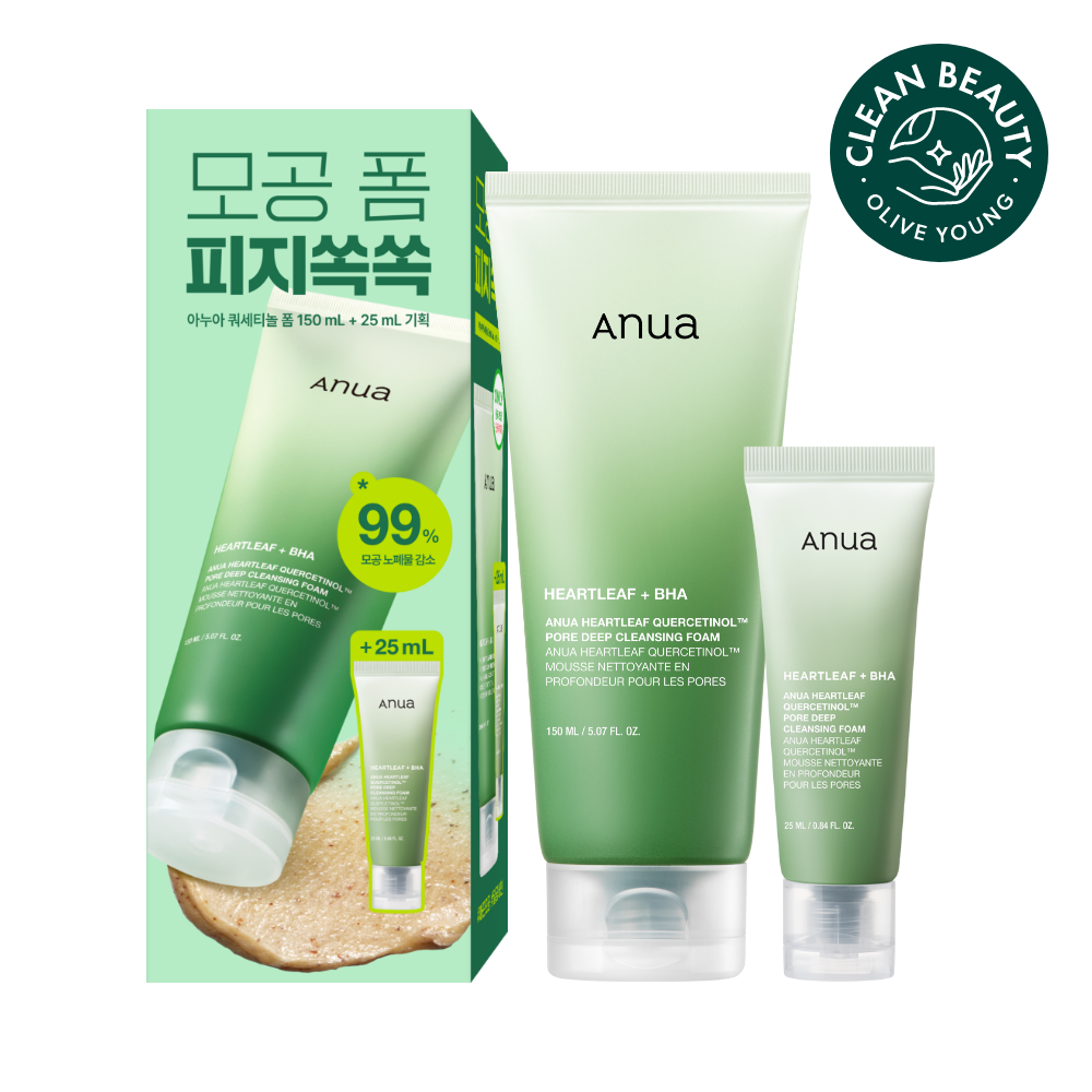 [Anua] Anua Houttuynia cordata sebum removal pore foam 150ml special (+25ml free)