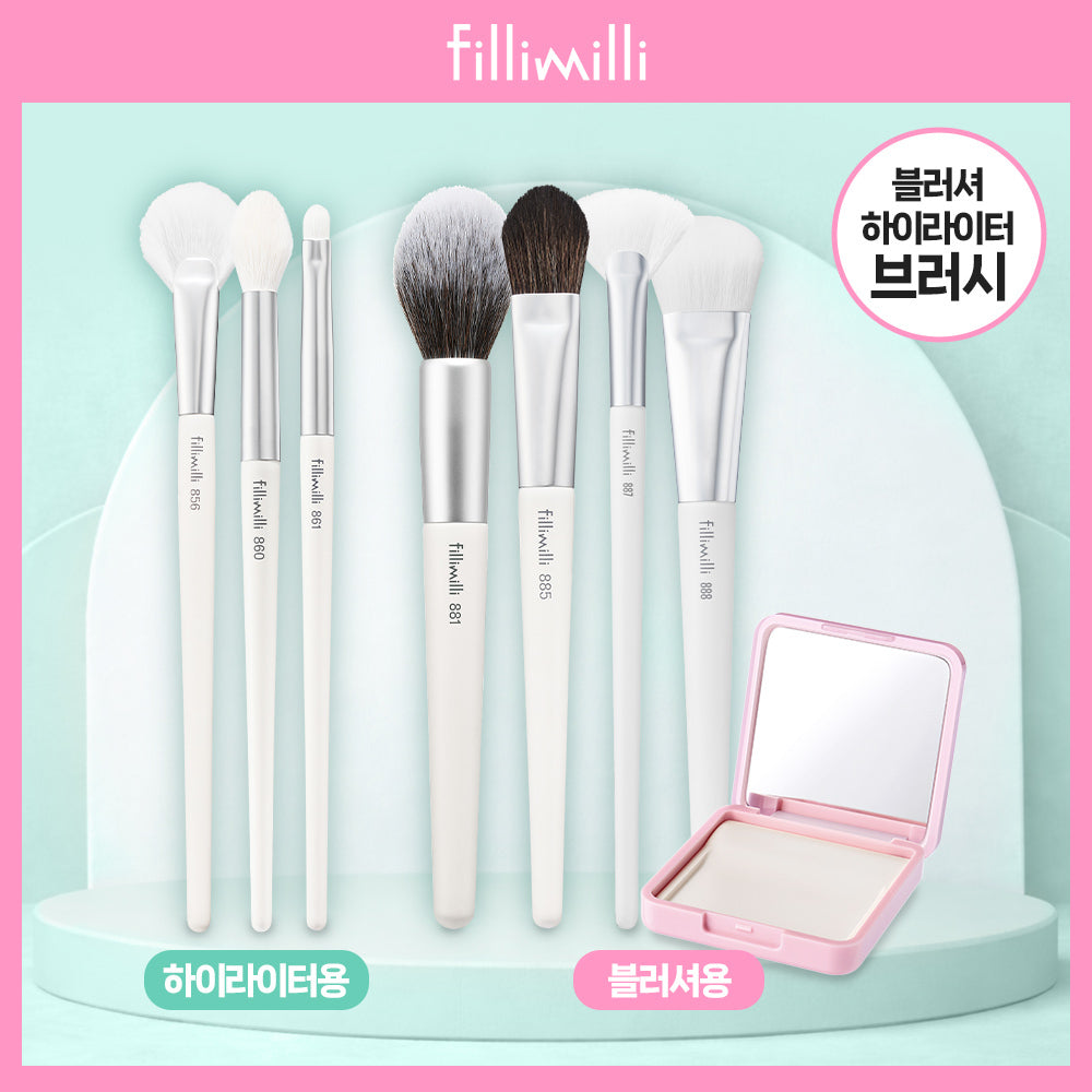 [Fillimilli] Choose 1 of 20 types of Filimili base makeup brushes (foundation/blusher/concealer/shading/highlighter/powder)