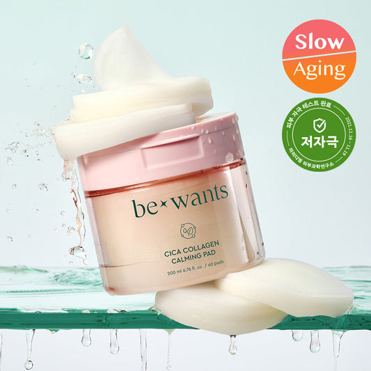 [bewants] Bewontz Cica Collagen Calming Toner Pad 60 sheets