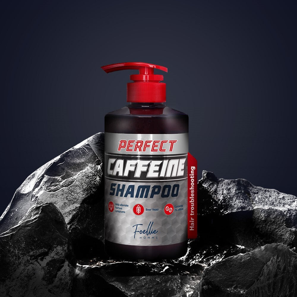 [Foellie] Poelier Homme Caffeine Brewer's Yeast Men's Shampoo 500ml