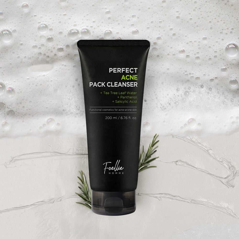 [Foellie] Poelier Homme Clay Pack Cleanser 200ml Trouble relief + Pore reduction + Blackhead care