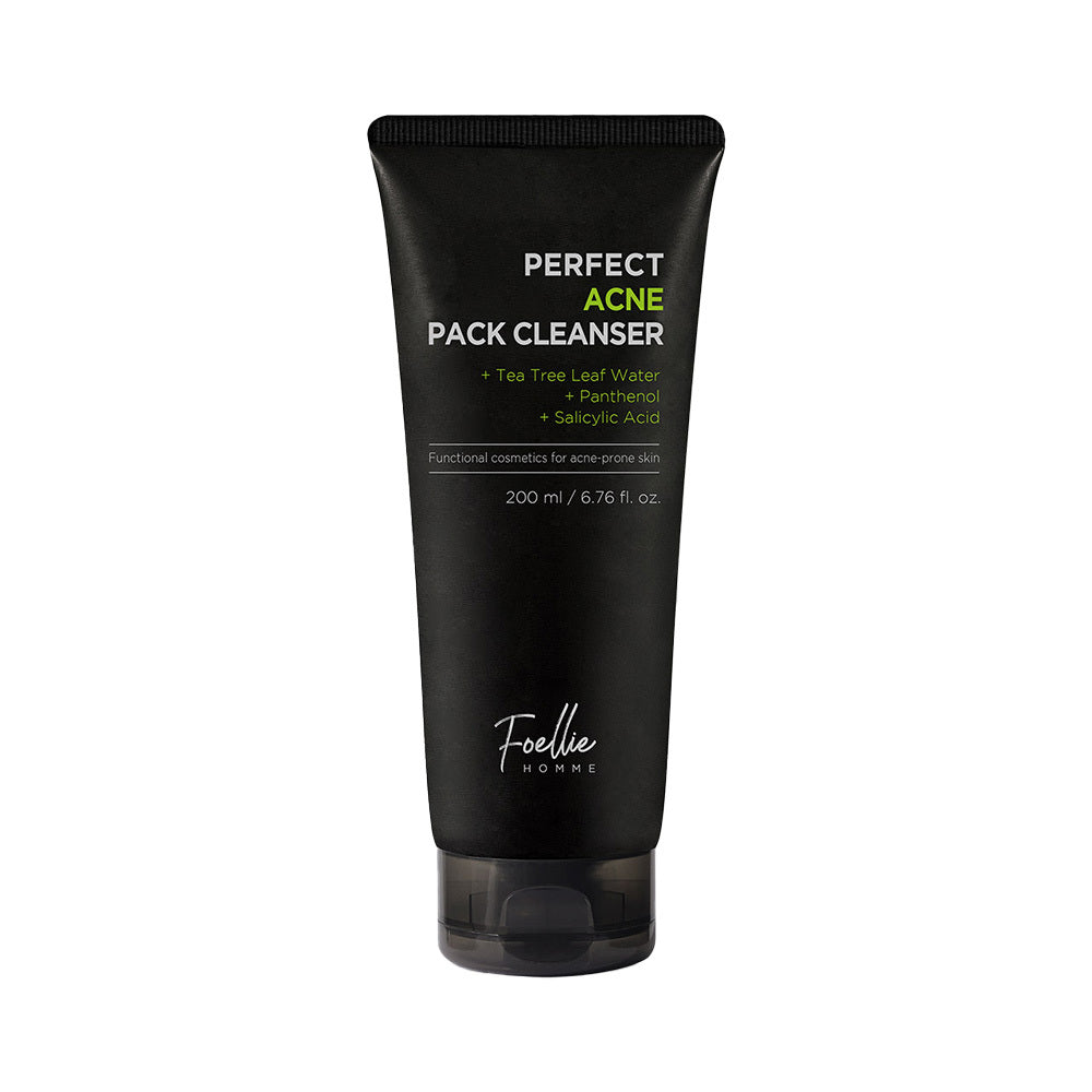 [Foellie] Poelier Homme Clay Pack Cleanser 200ml Trouble relief + Pore reduction + Blackhead care