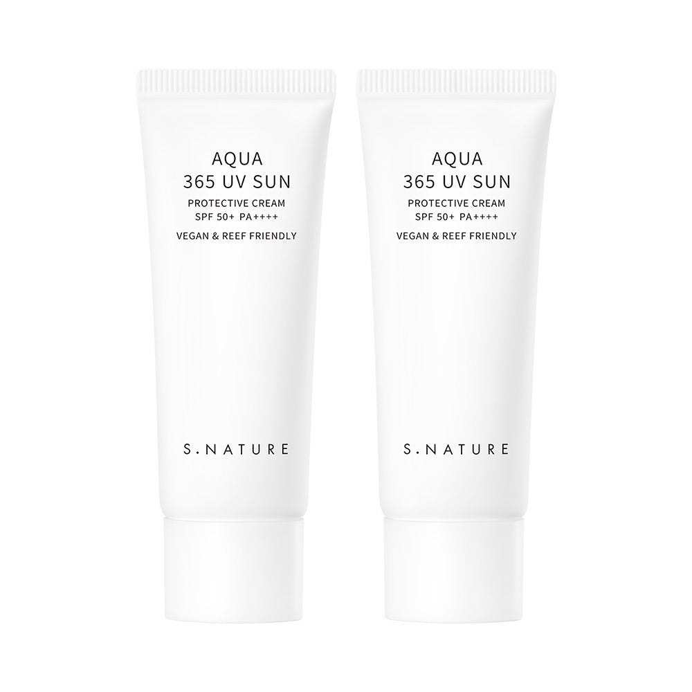 [S NATURE] S-Nature Aqua 365 Crème Solaire UV 40 ml 2 paquets