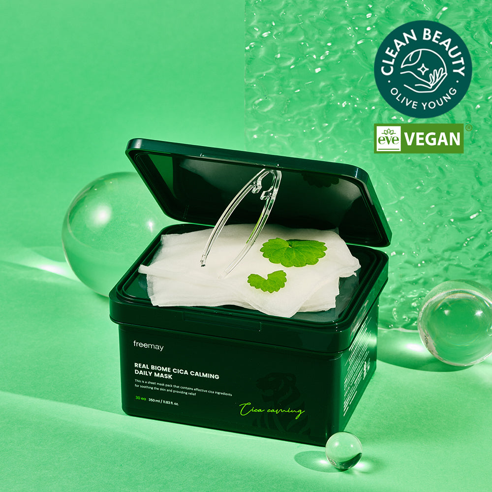 [Freemay] Prime Real Biome Cica Calming Daily Mask 30 sheets