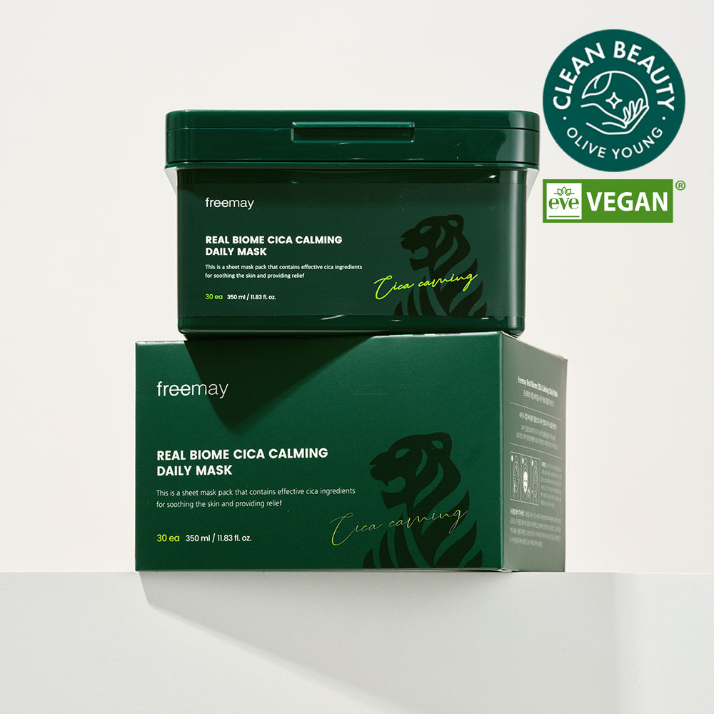 [Freemay] Prime Real Biome Cica Calming Daily Mask 30 sheets