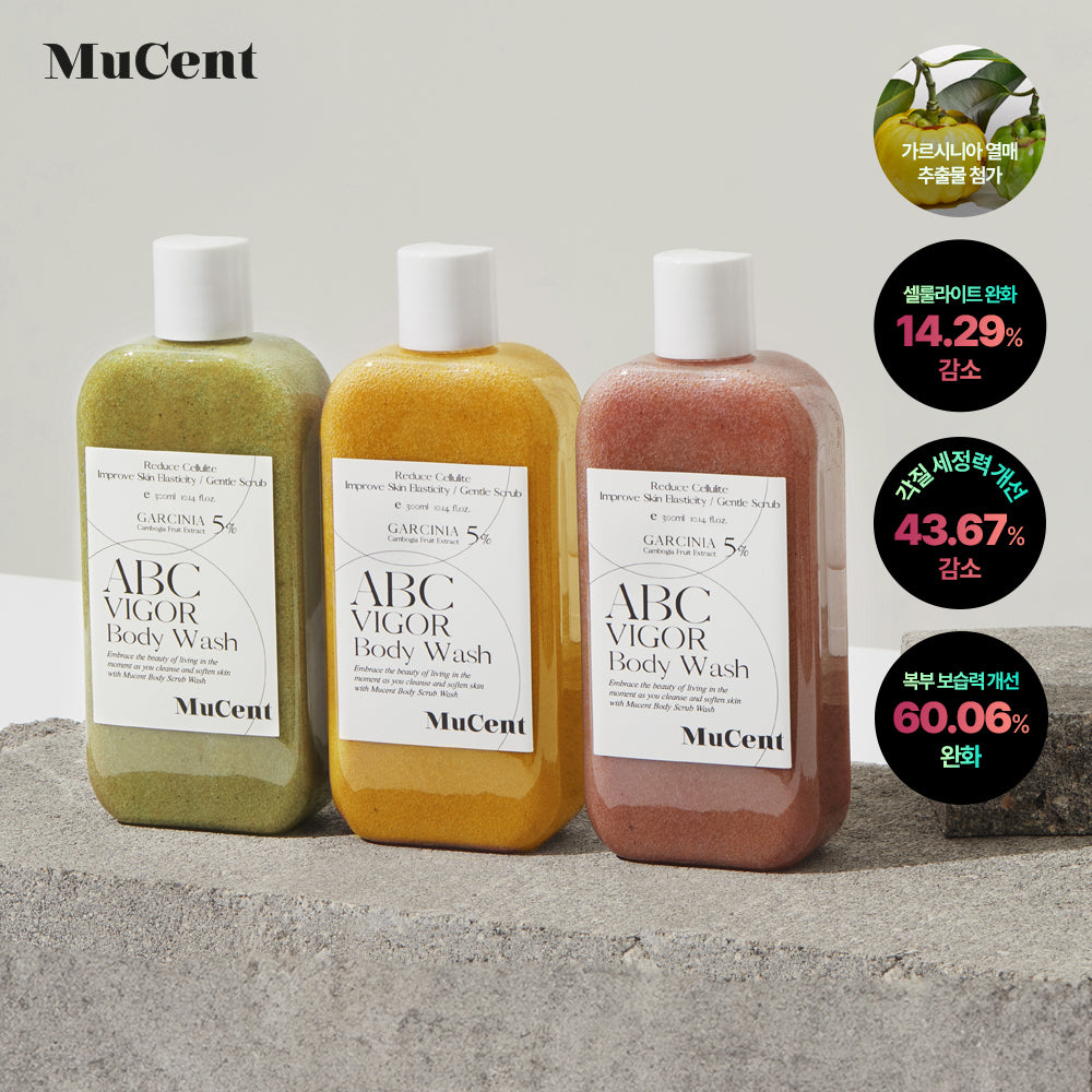 [Mucent] Mucent ABC Bigger Body Scrub & Wash 300ml 3 types, choose 1