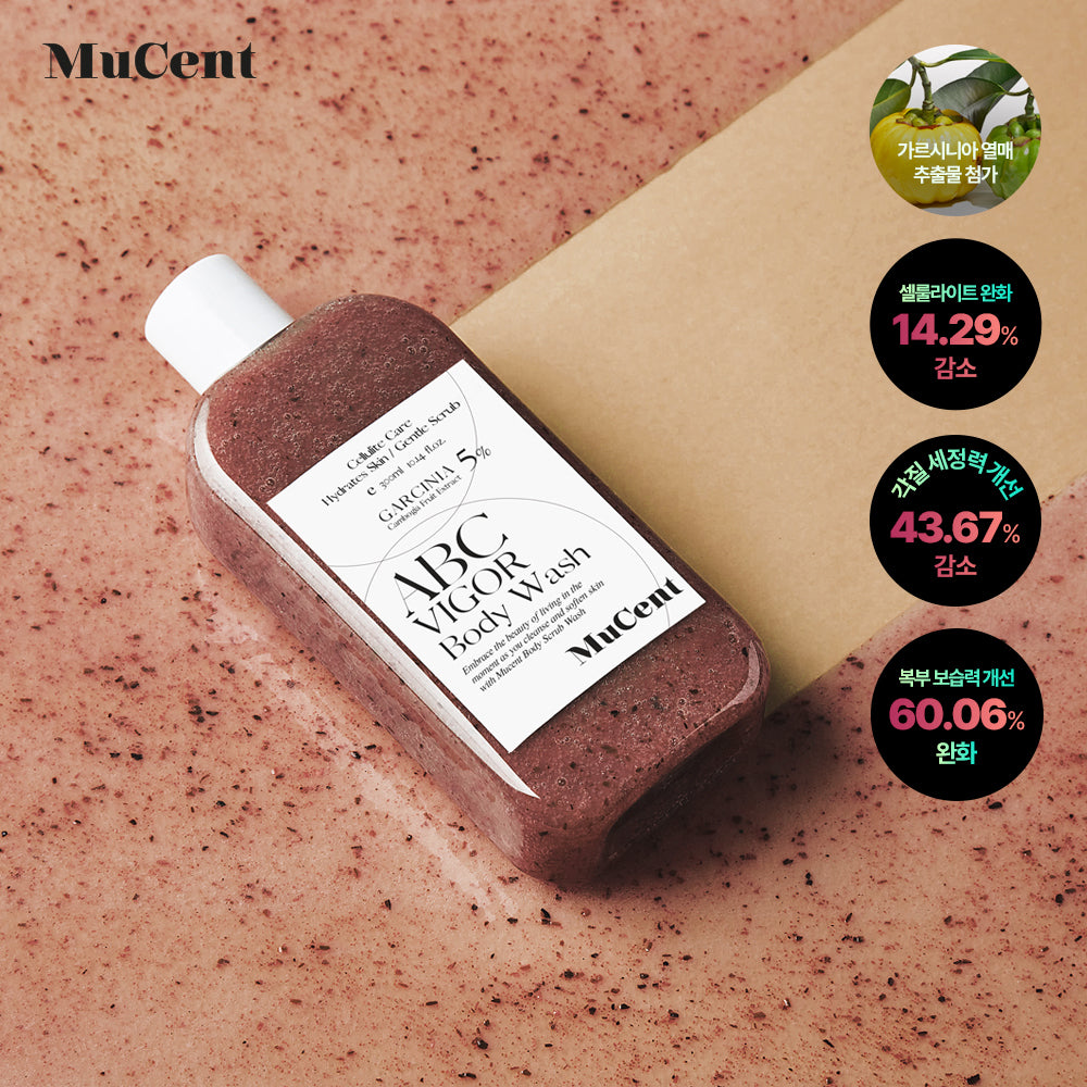 [Mucent] Mucent ABC Bigger Body Scrub & Wash 300ml 3 types, choose 1