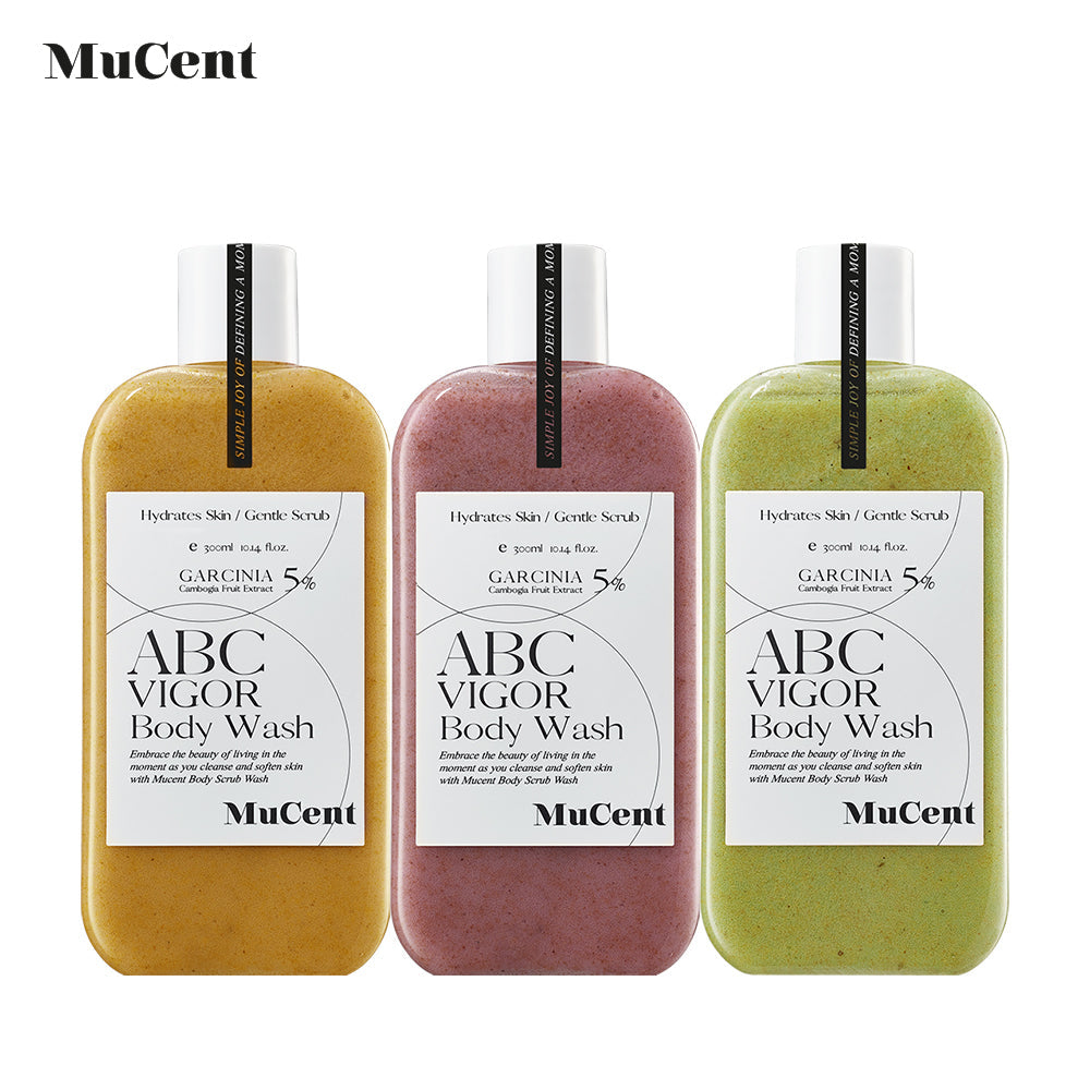 [Mucent] Mucent ABC Bigger Body Scrub & Wash 300ml 3 types, choose 1