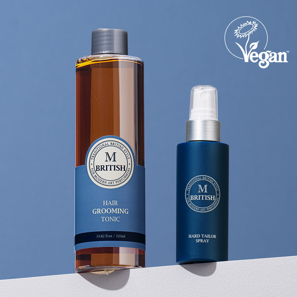 [BRITISH M] British M Hair Grooming Tonic 320ml Special (+Hard Spray 80ml)