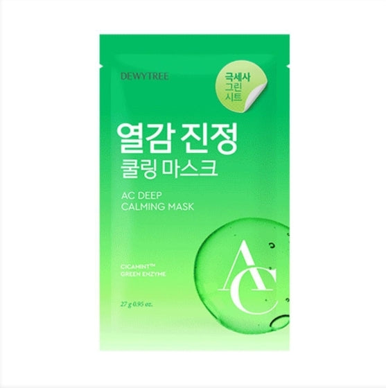 [Dewytree] Deweytree AC Deep Calming Mask 1 sheet (heating sensation/marks)