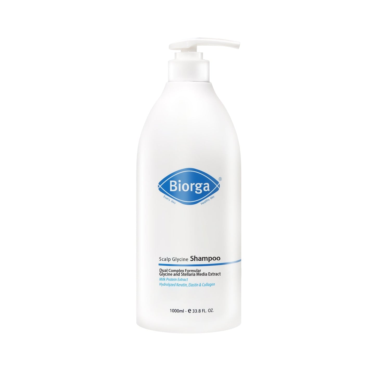 [Biorga] Glycine Milk Protein Shampoo 1000ml Large Capacity