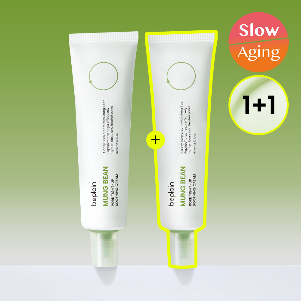 [Beplain] BePlain Mungbohnen Porenverfeinernde Beruhigende Creme 60ml 1+1 Spezial