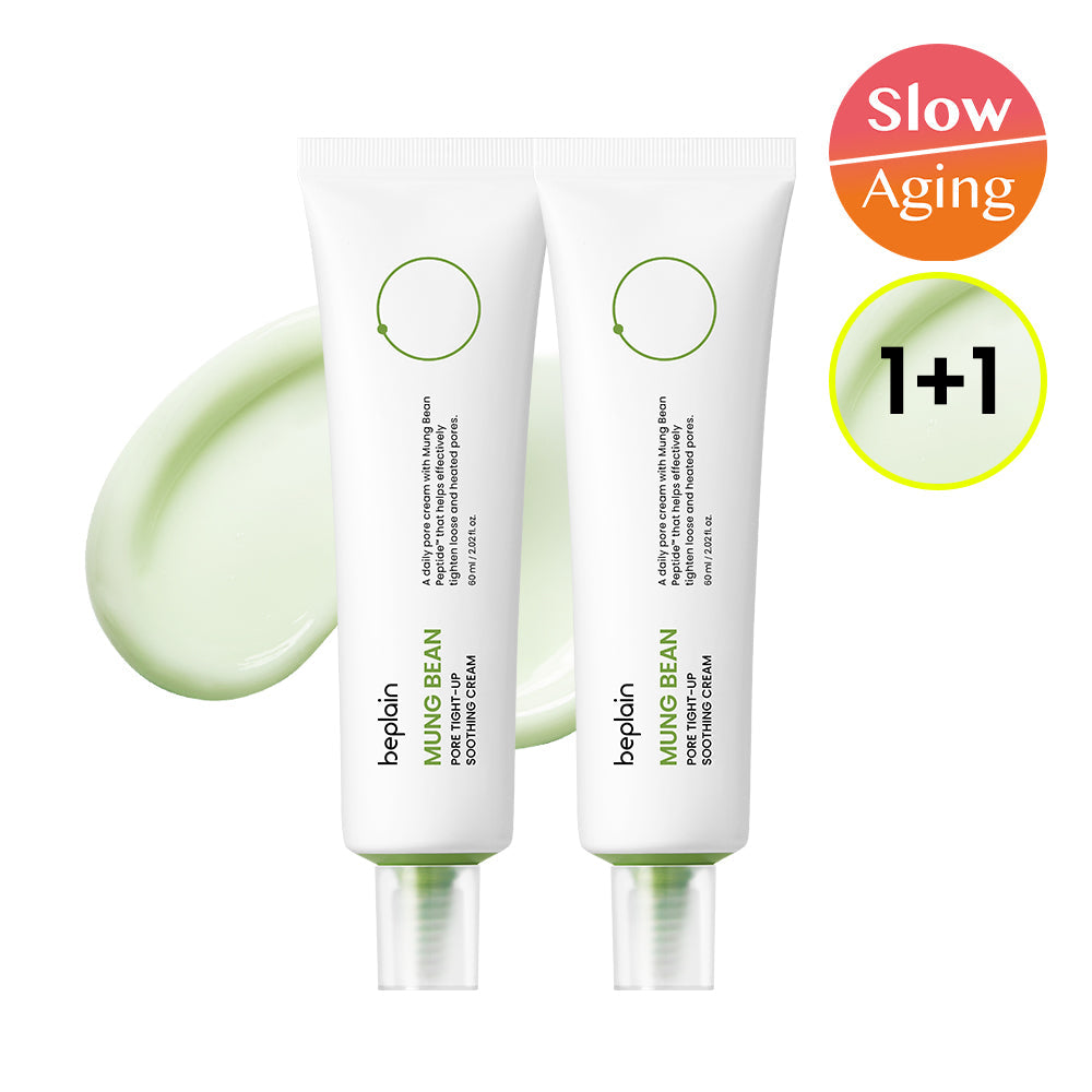 [Beplain] BePlain Mungbohnen Porenverfeinernde Beruhigende Creme 60ml 1+1 Spezial