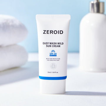 [ZEROID] Zeroid Easy Wash Mild Sun Cream 50ml