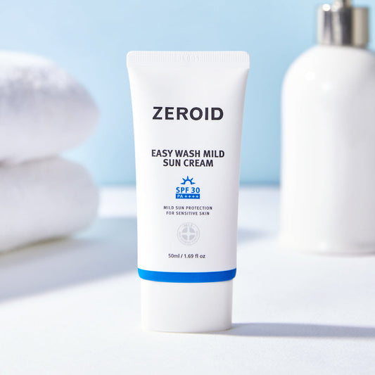 [ZEROID] Zeroid Easy Wash Mild Sun Cream 50ml