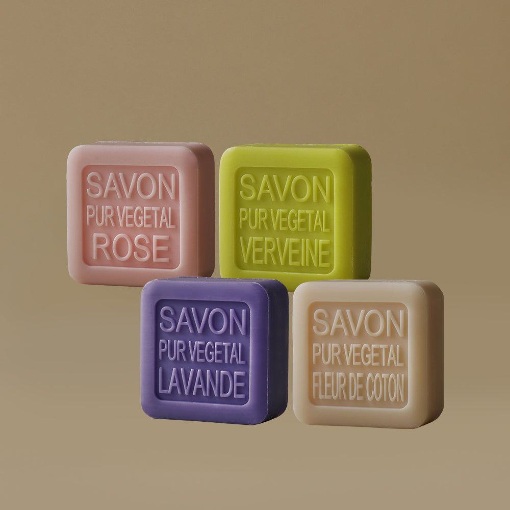 [lasavonneriedenyons] LaSavonne Lid Nion Perfume Soap Tin Case 100g 4 types, choose 1 (Lavender/Rose/Vervain/Cotton Flower)