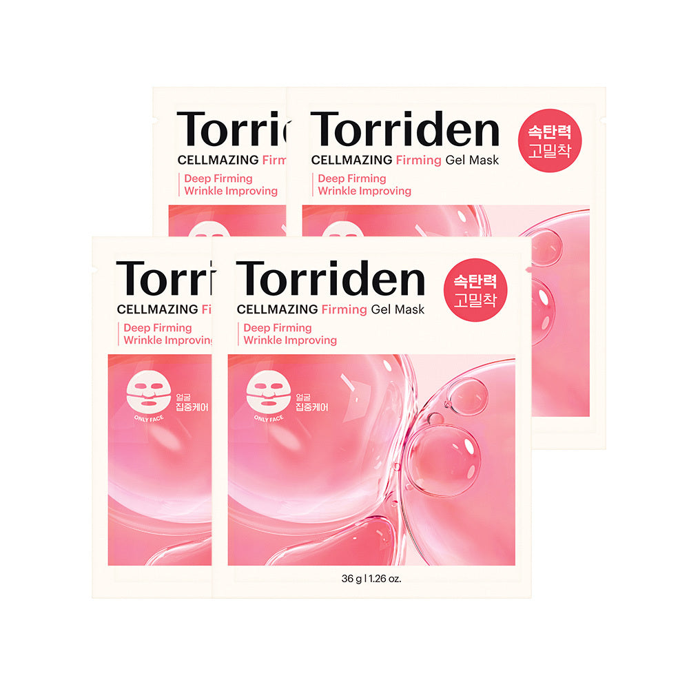 [Torriden] Toriden Cellmaging Low Molecular Collagen Elasticity Gel Mask Top/Bottom 4 sheets