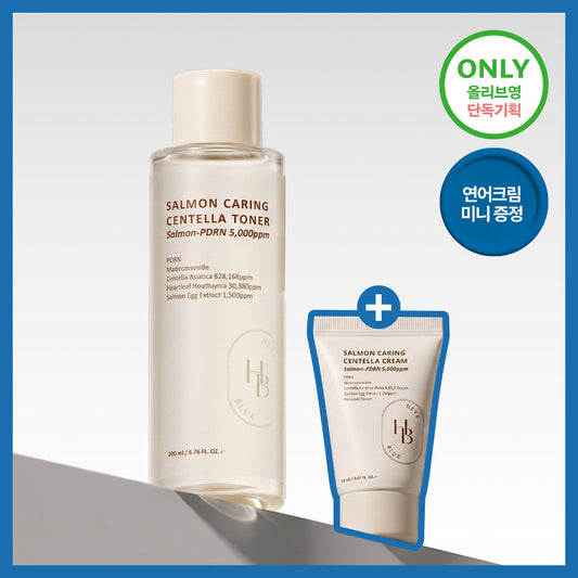 [HEVEBLUE] Heve Blue Salmon PDRN Centella Toner 200ml Special (+Salmon Cream 20ml)