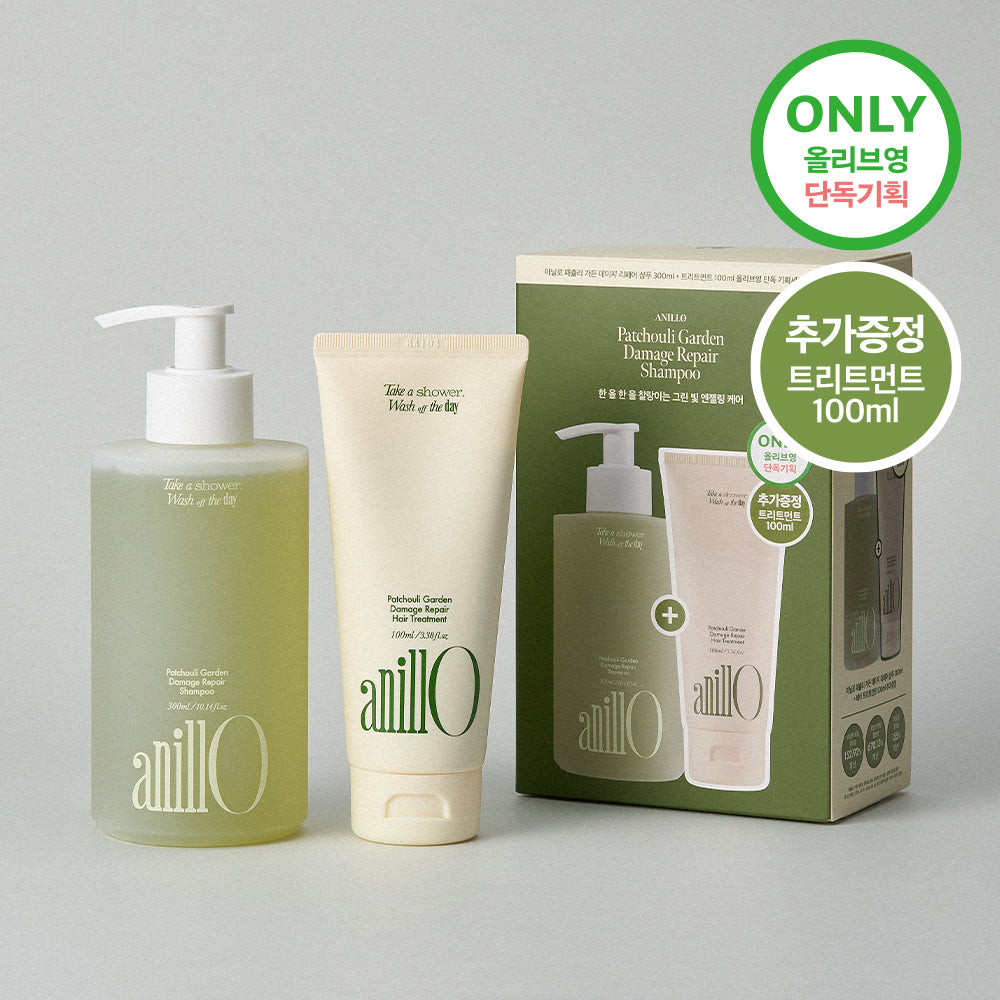 [ANILLO] Anillo Patchouli Garden Damage Repair Shampoo 300ml (Product/Single Item)