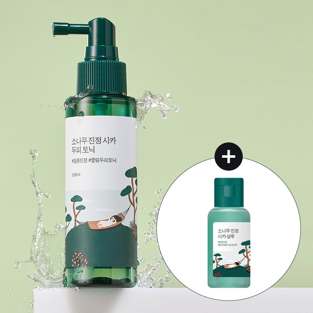 [Round Lab] Round Lab Pine Soothing Cica Scalp Tonic 100ml Special (+Shampoo 50ml)
