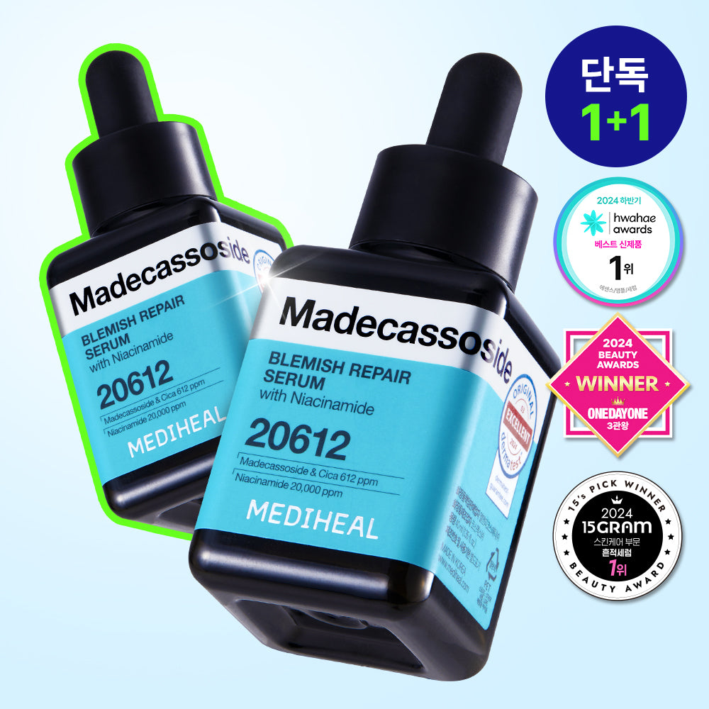 [Mediheal] Sérum réparateur d'imperfections au madécassoside (40 ml + 40 ml Double Set)