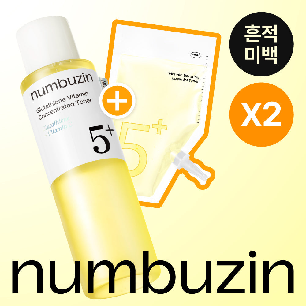[NUMBUZIN] Numbers In No. 5 Glutathione C Vita SAP Essential Toner 200ml Refill Plan (+200ml Refill)