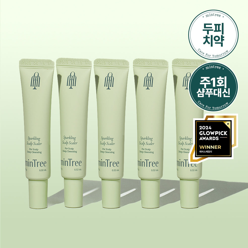 [MINTREE] Mintree Carbonated Bubble Scalp Scaler 75g (15gx5ea)