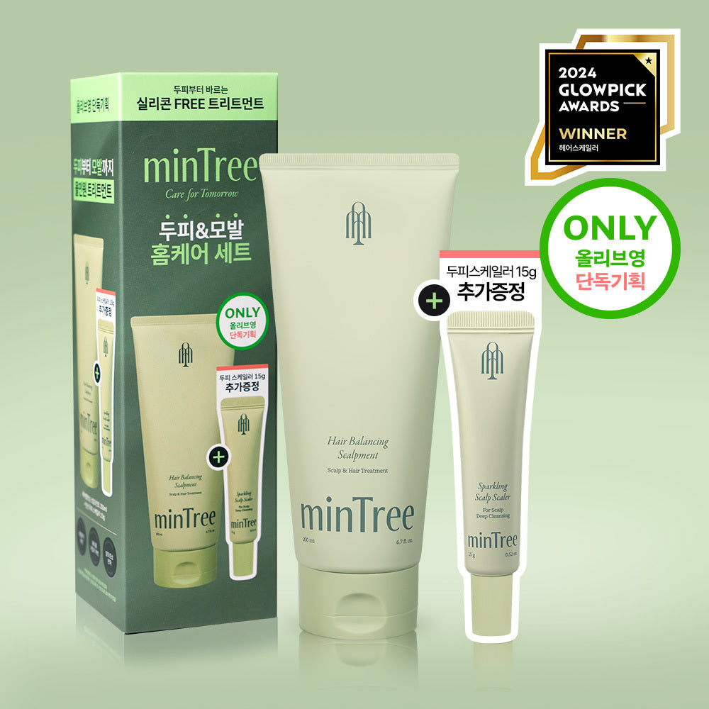 [MINTREE] Mintree treatment 200ml special (+ 15g scalp scaler included)