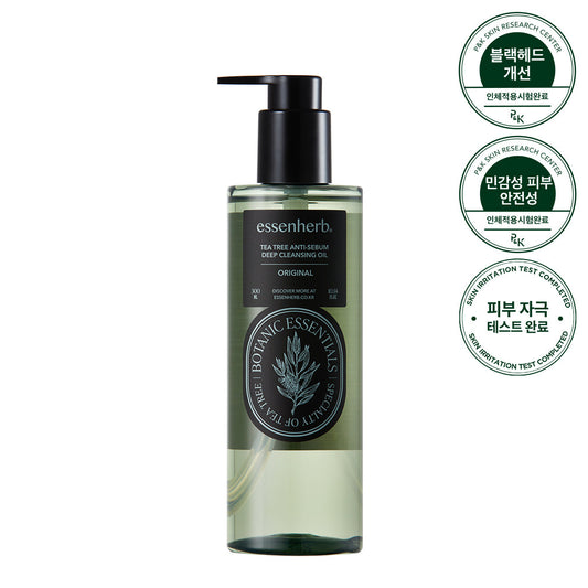[essenherb] Essen Herb Tea Tree Oil-balancing Deep Cleansing Oil 300ml