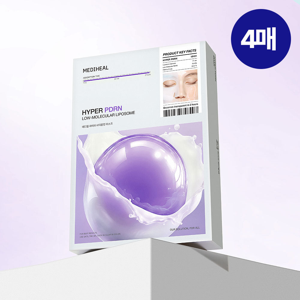 [Mediheal] Mediheal Hyper Mask 4 types (Collagen/PDRN/hyaluronic acid/madecassoside)