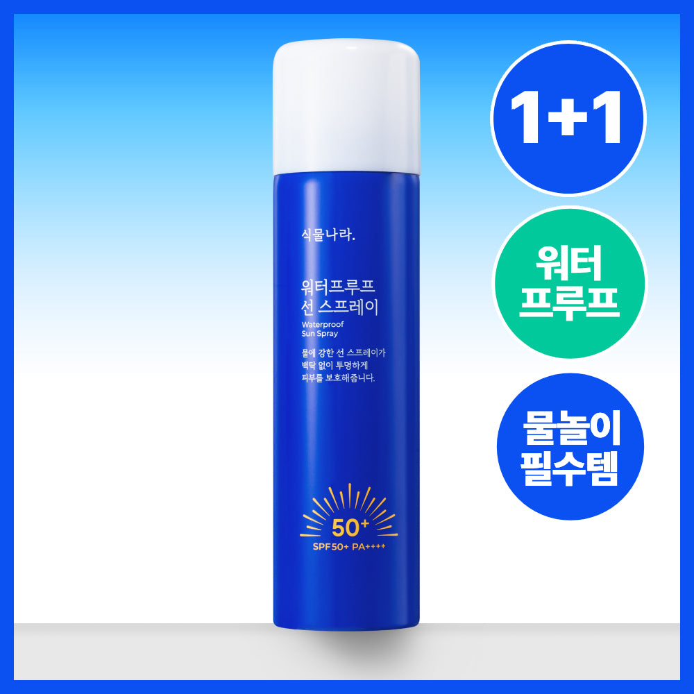 [Shingmulnara] Plant Nara Waterproof/Aloe Cooling Sun Spray 100ml (1+1/Triple/Single Item)