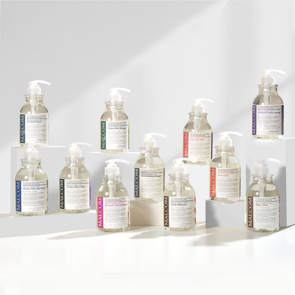 [MALCOM] Malcolm Mildly Acidic Allergy-Free Body Wash 520ml (5 flavors)