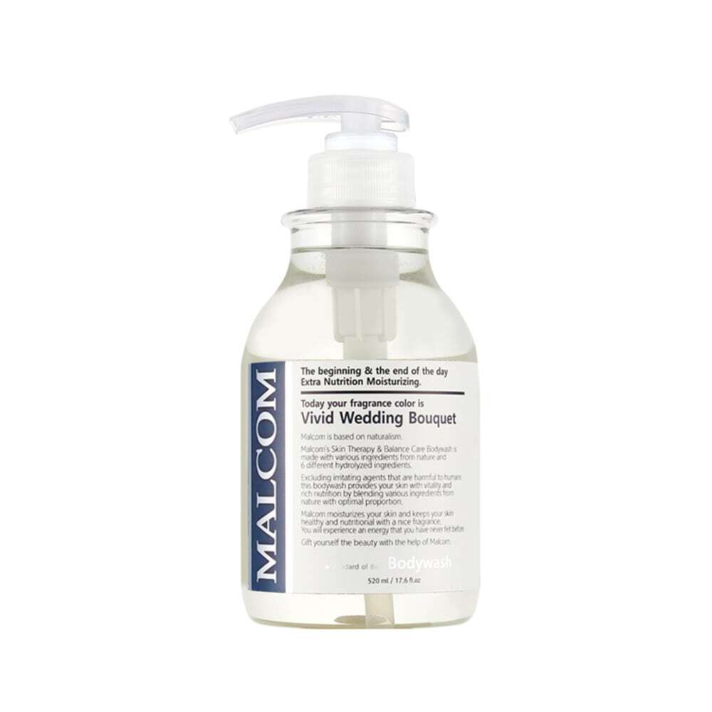 [MALCOM] Malcolm Mildly Acidic Allergy-Free Body Wash 520ml (5 flavors)