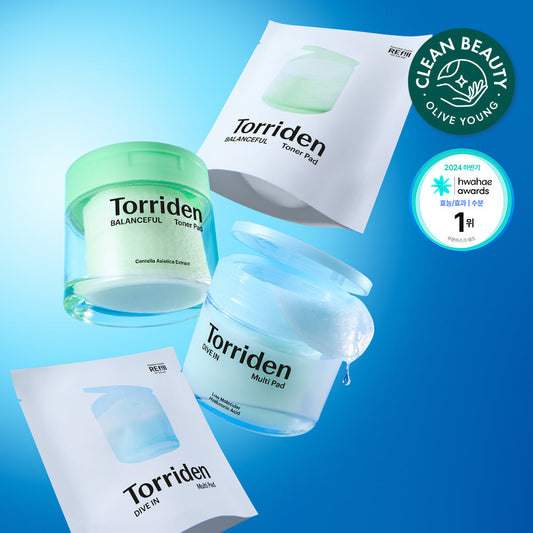 [Torriden] Toriden Pad Dive-in/Balance Full Refill Plan, choose 2 types (moisturizing/soothing)