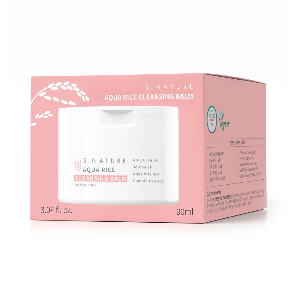 [S NATURE] S-Nature Aqua Baume Nettoyant au Riz 90 ml