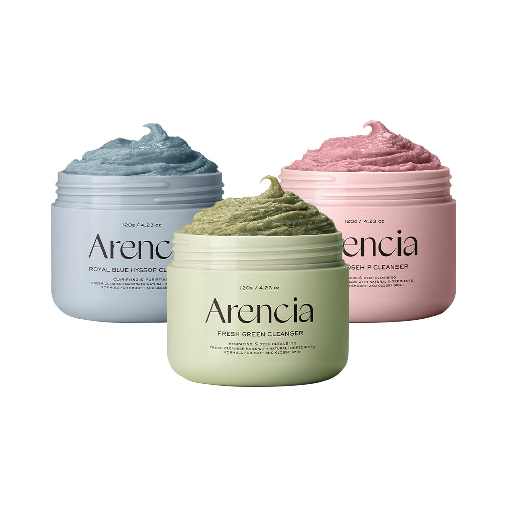 [Arencia] Arencia Rice Cake Soap Fresh Cleanser 120g 3 types (Green/Rosehip/Blue Soap)