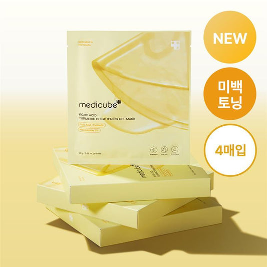 [medicube] Medicube Kojic Acid Turmeric Whitening Gel Mask Pack (4 sheets)