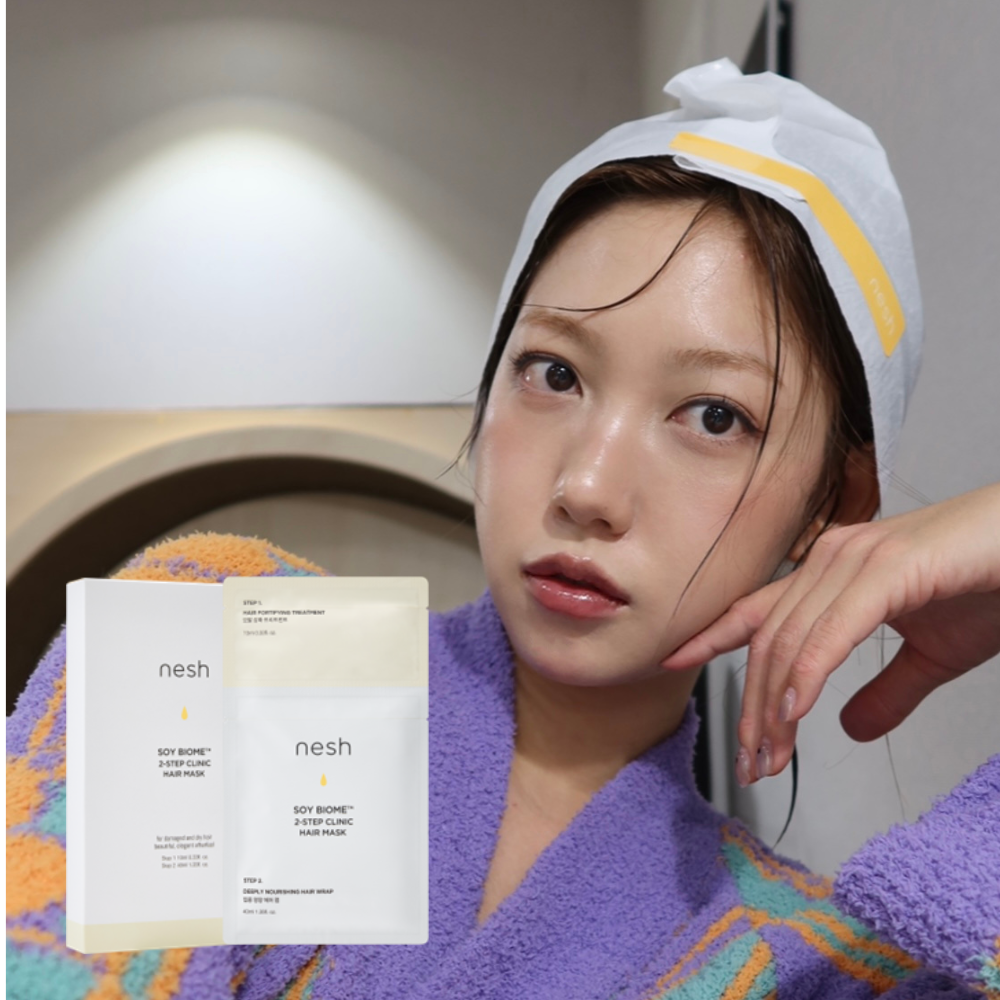 [nesh] Nesh Soy Biome 2 Step Clinic Hair Mask (Choose 2 types) (1 sheet/4 sheets)