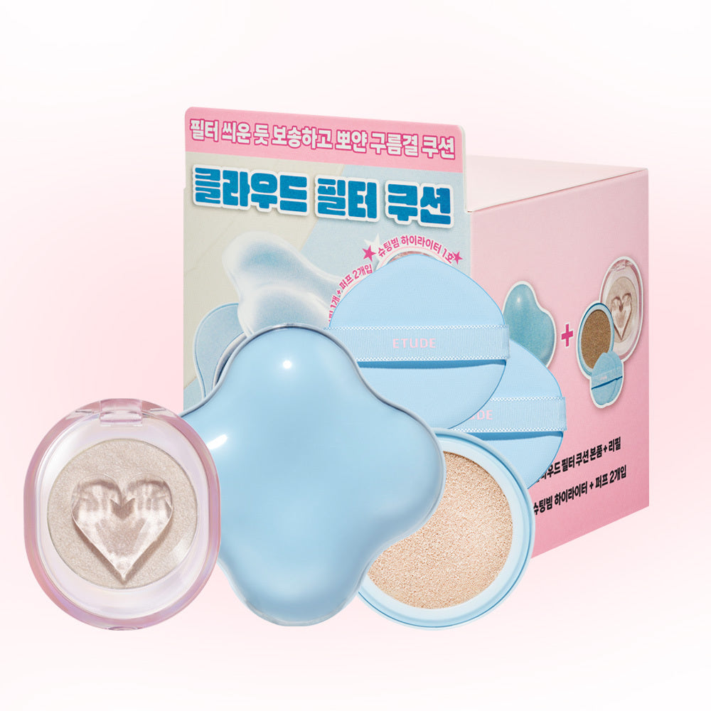 [Etude] NEW Etude Cloud Filter Cushion Plan (Shooting Beam Highlighter + Refill)