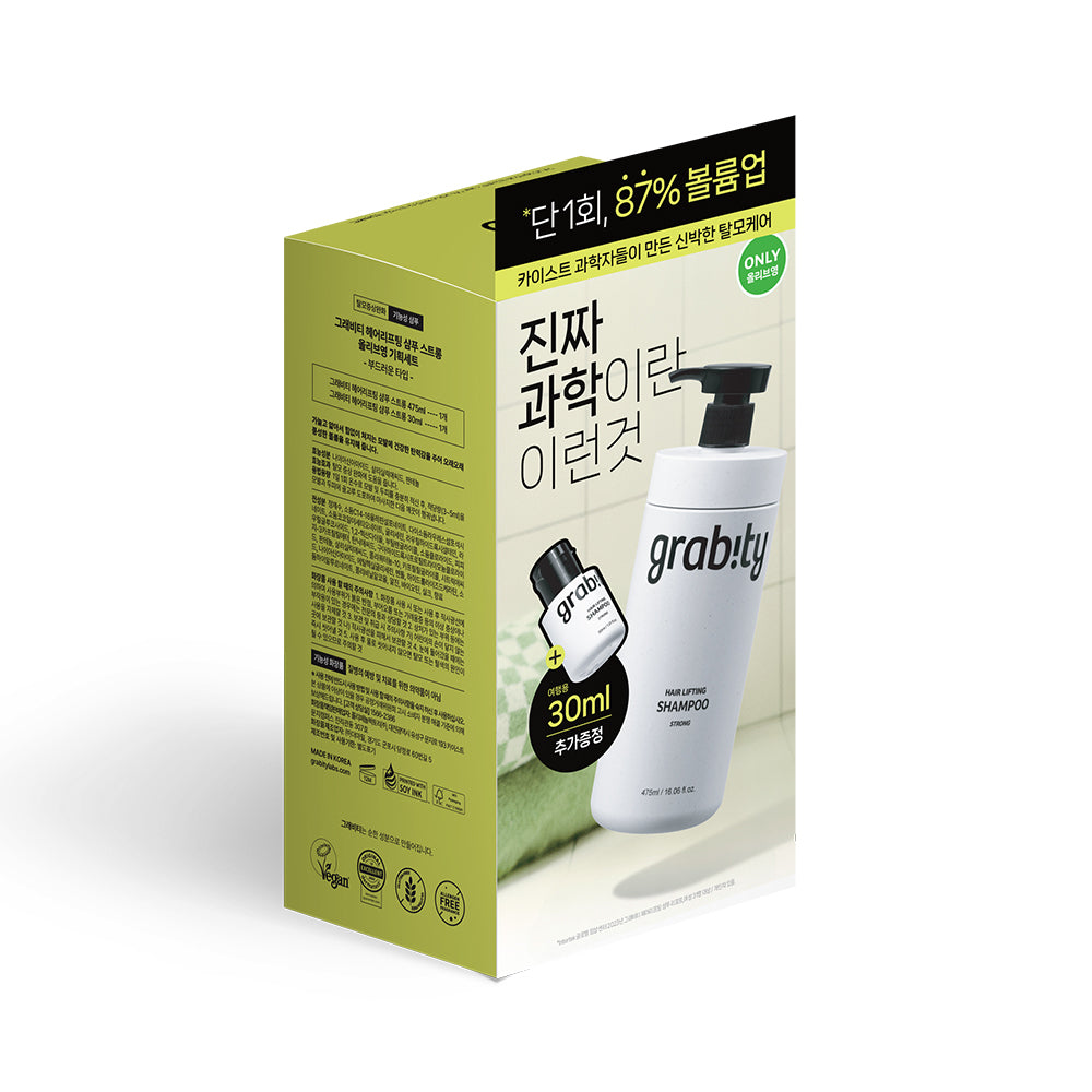 [grabity] Gravity Hair Lifting Shampoo Strong 475ml (single item/gift plan)