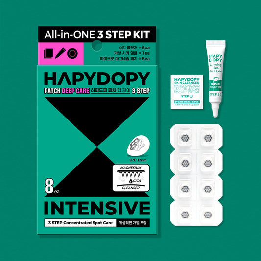 [HAPYDOPY] Hapydopi Patch Deep Care 3STEP 8 Sheets (Patent Patch)