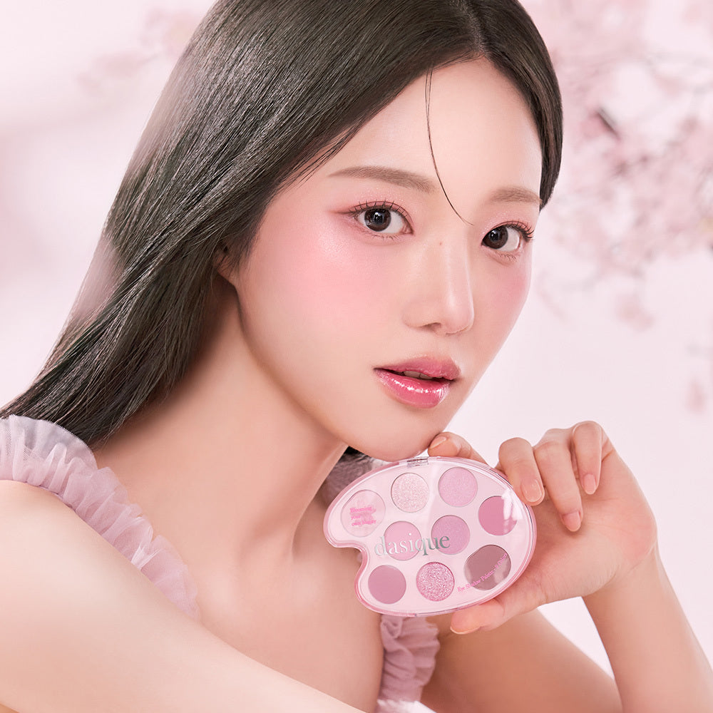 [Dasique] Daisy Pink Blossom Shadow Palette 9 colors 2 colors
