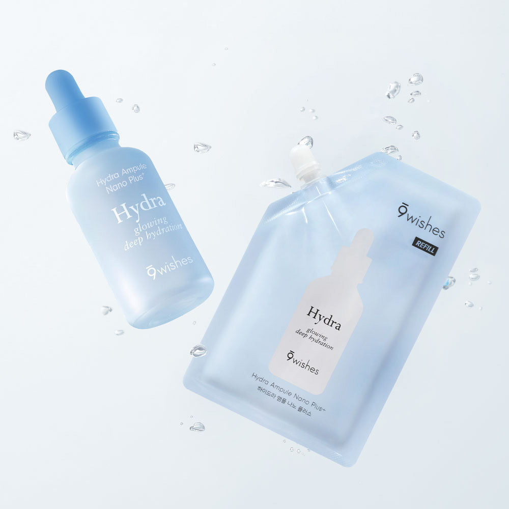 [Nine Wishes] Nine Wishes Hydra Moisture Ampoule Nano Plus 50ml Refill Plan (+50ml Refill)