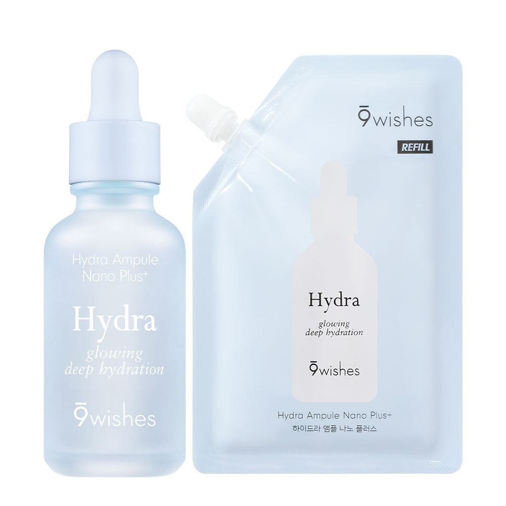 [Nine Wishes] Nine Wishes Hydra Moisture Ampoule Nano Plus 50ml Refill Plan (+50ml Refill)