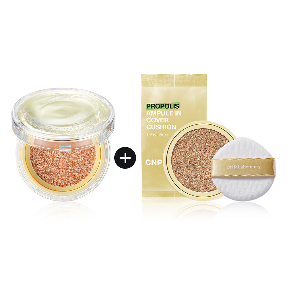 [CNP] C&Park Propolis Ampoule In Cover Cushion 15g Refill Set (Main Product + Refill)