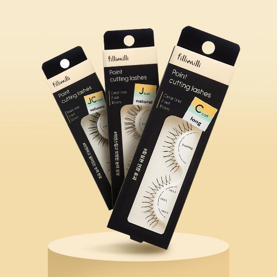 [Fillimilli] Choose 1 Fillimilli eyelash (point strand/no glue/cutting/middle point/adhesive)