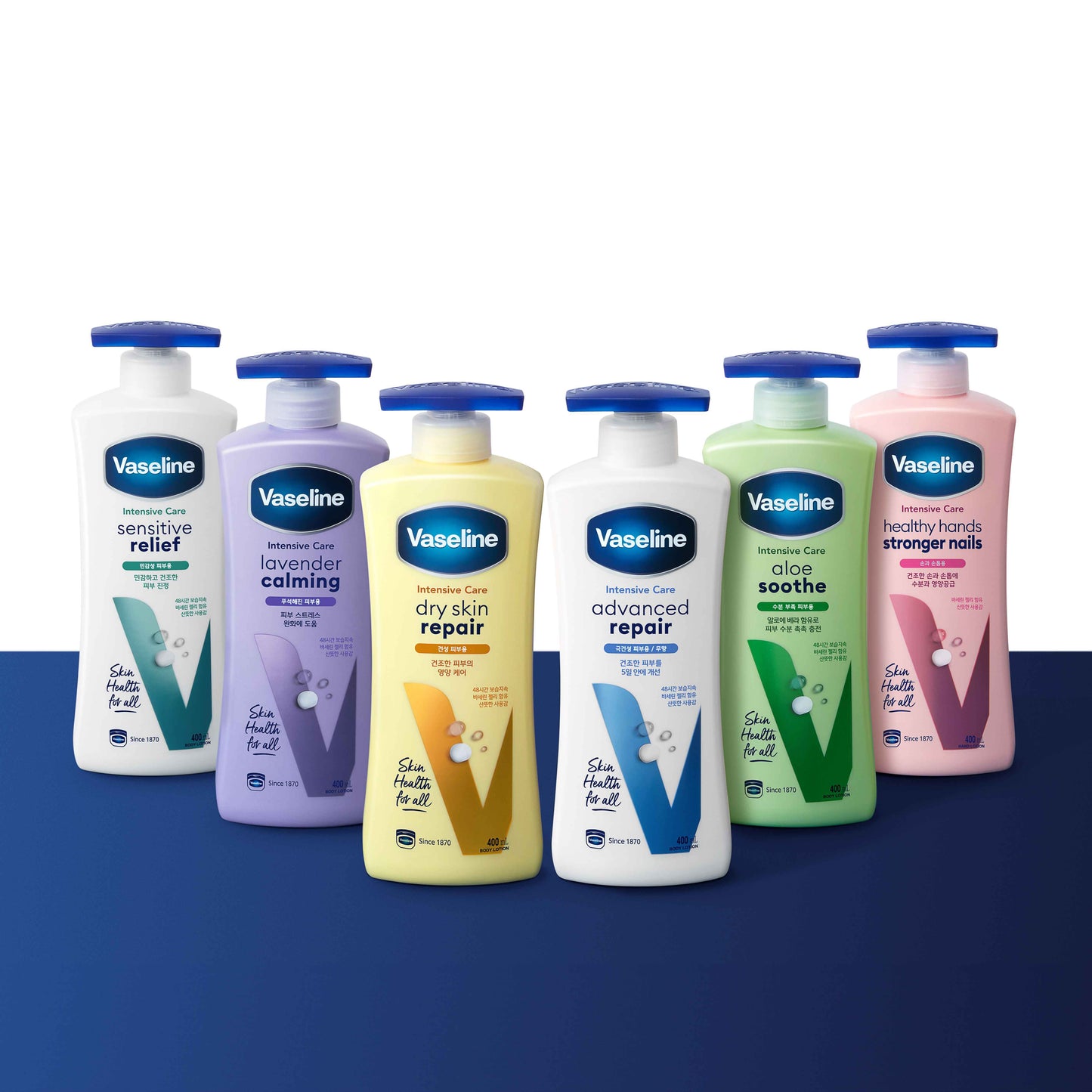 [Vaseline] Vaseline Intensive Care Body Lotion 400ml, 6 types, choose 1