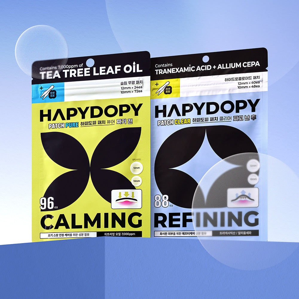 [HAPYDOPY] Hapydopi Patch Pure (96 Blatt)/Clear (88 Blatt) 2 Typen, 1 wählen