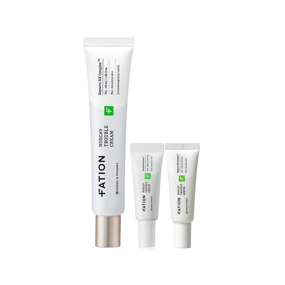 [FATION] Fation Nosca9 トラブルクリーム 45ml スペシャル (+5ml+美容液 5ml)