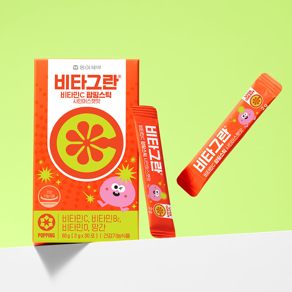 [VITAGRAN] Vitagran Vitamin C Popping Stick Shine Muscat Flavor 30 packets (30-day supply)